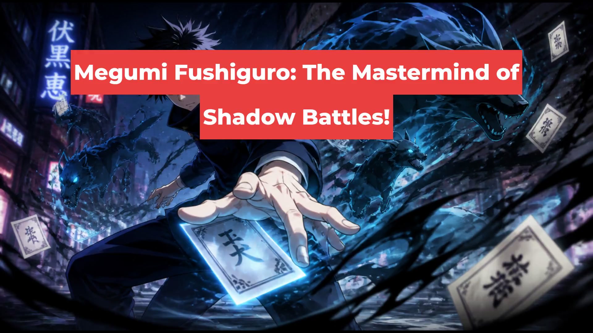 Megumi Fushiguro: The Mastermind of Shadow Battles!