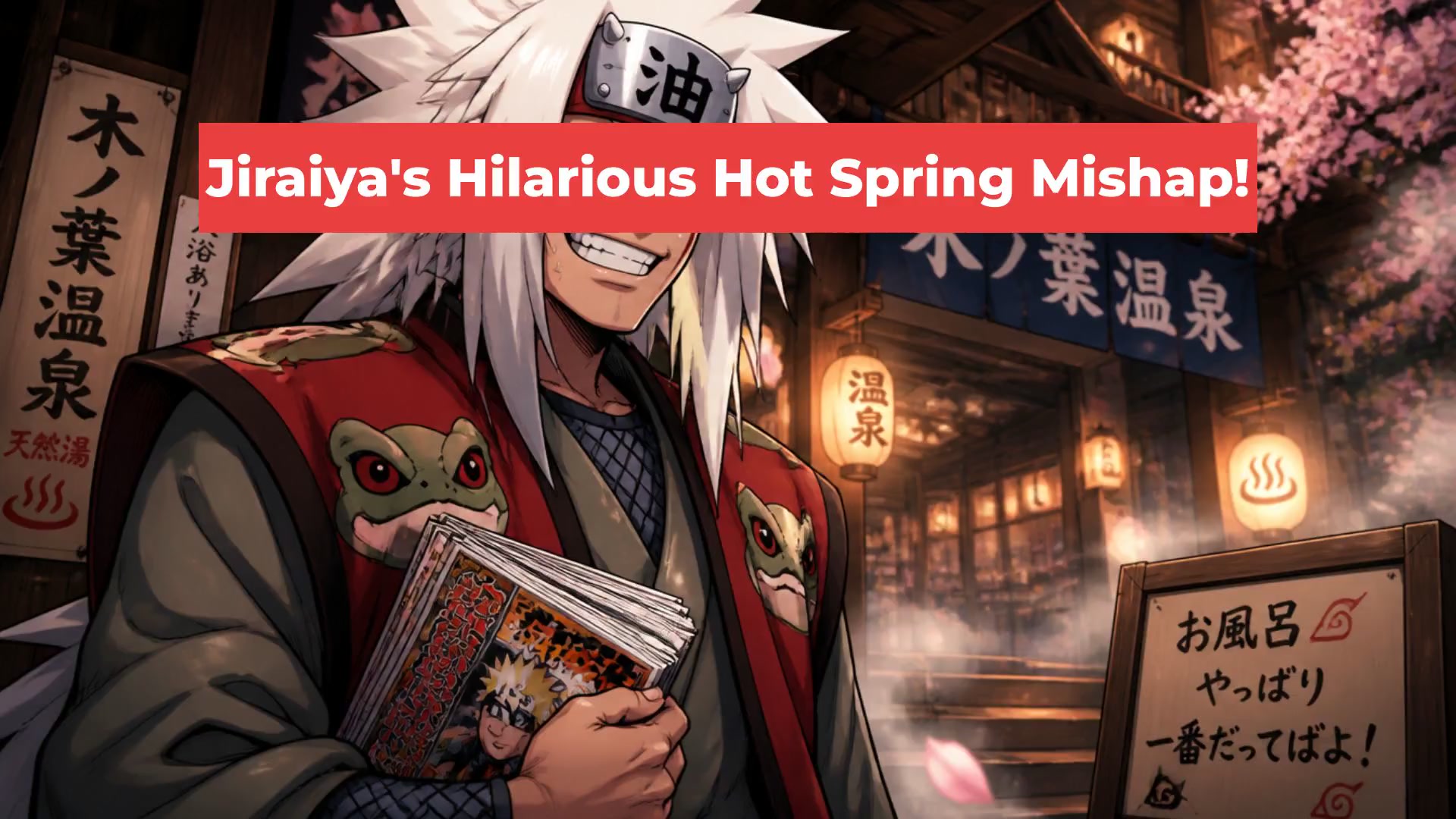 Jiraiya's Hilarious Hot Spring Mishap!