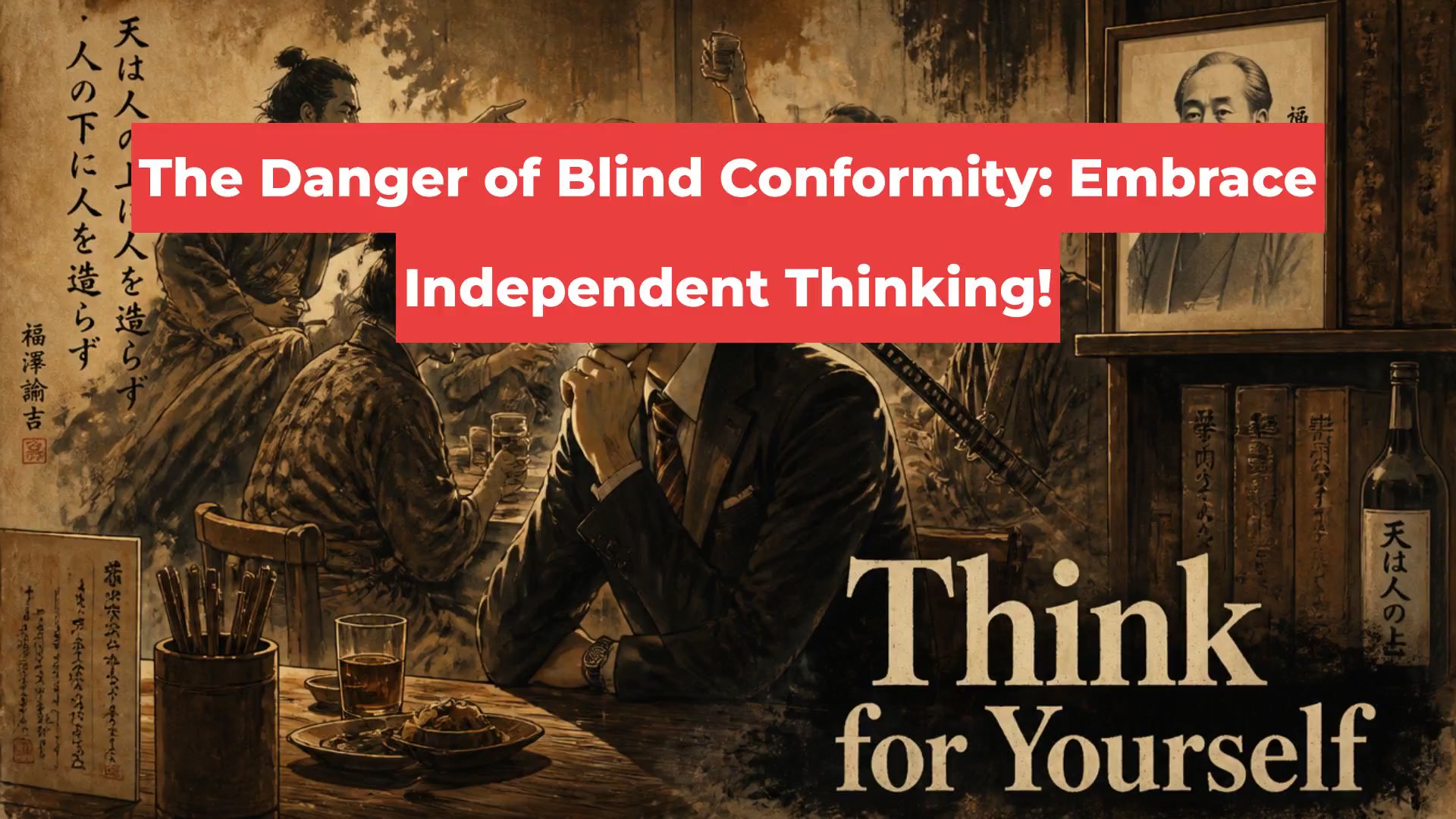 The Danger of Blind Conformity: Embrace Independent Thinking!