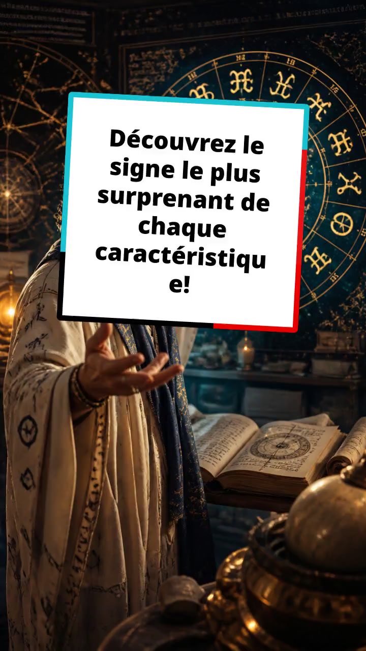 Découvrez le signe le plus surprenant de chaque caractéristique!
