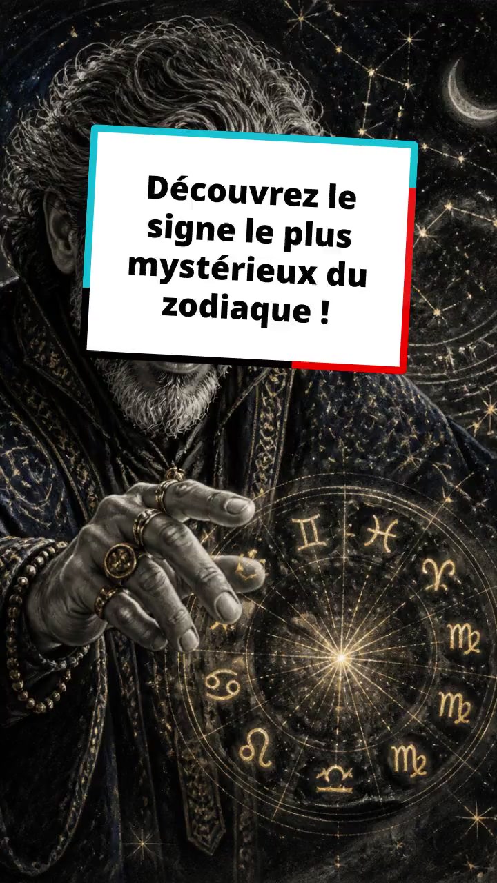 Découvrez le signe le plus mystérieux du zodiaque !