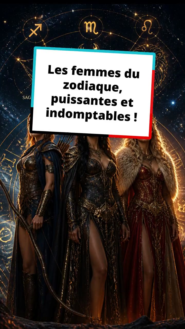 Les femmes du zodiaque, puissantes et indomptables !