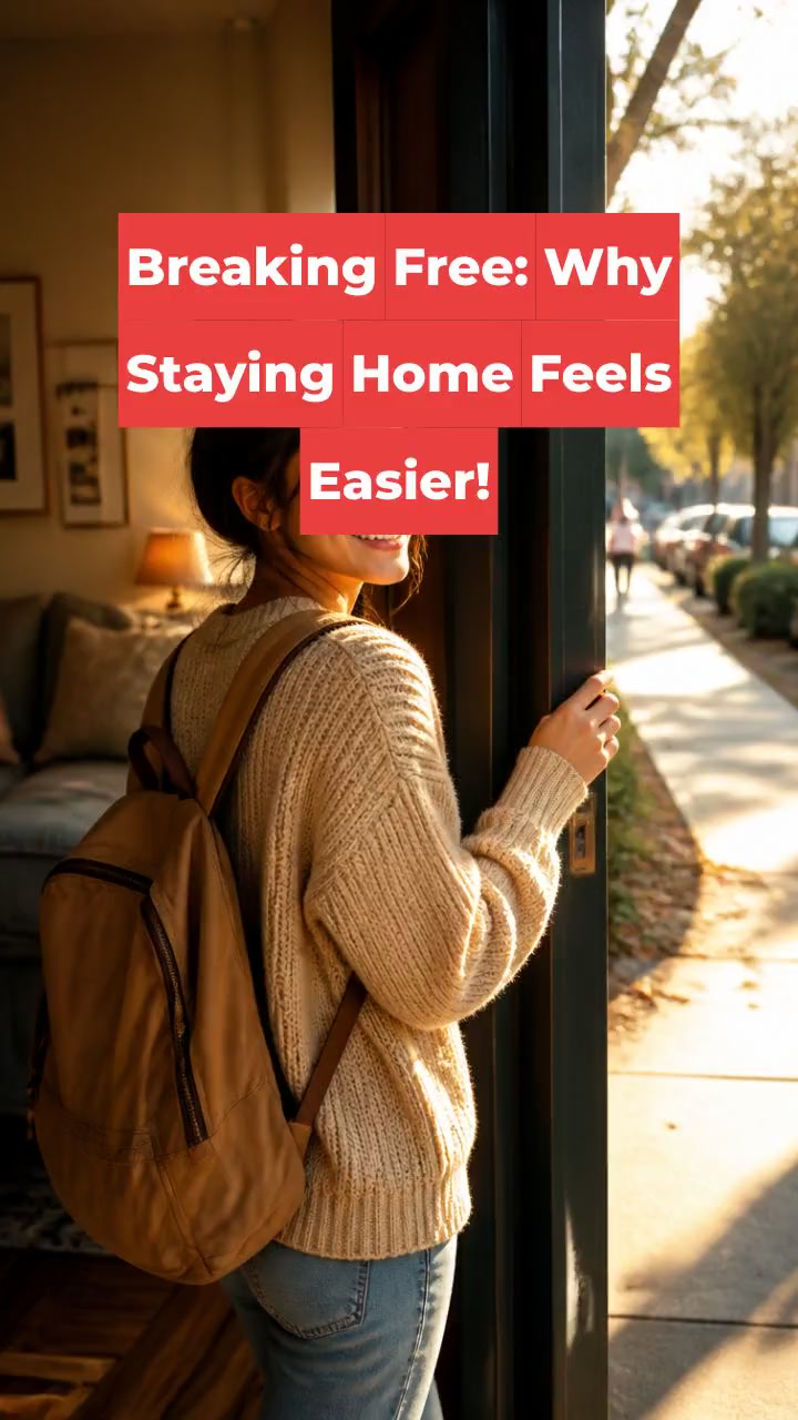 Breaking Free: Why Staying Home Feels Easier!