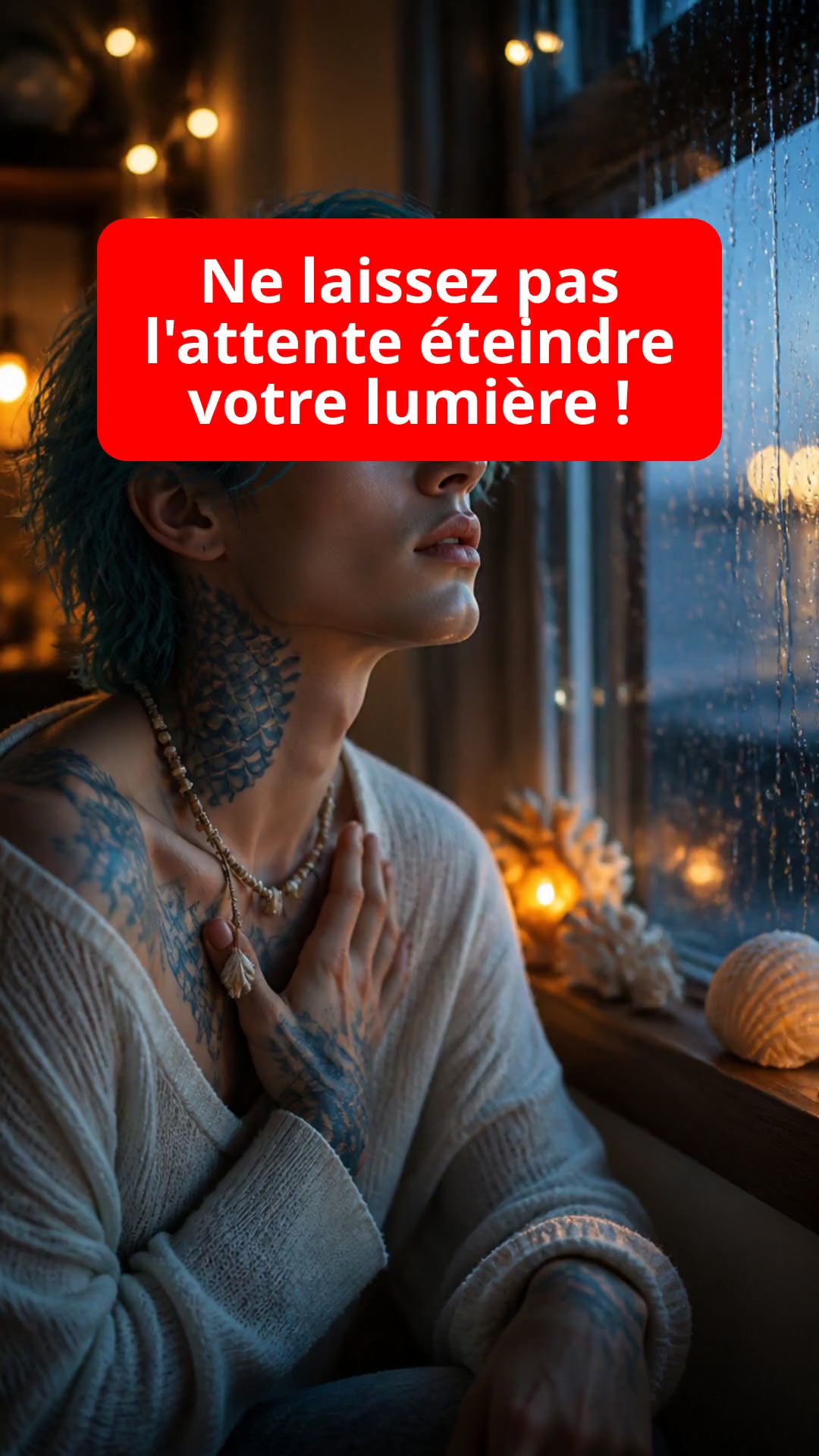 Ne laissez pas l'attente éteindre votre lumière !