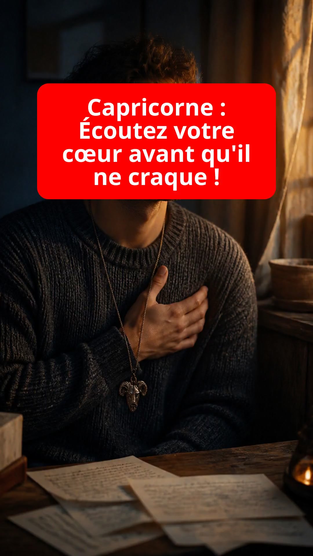 Capricorne : Écoutez votre cœur avant qu'il ne craque !