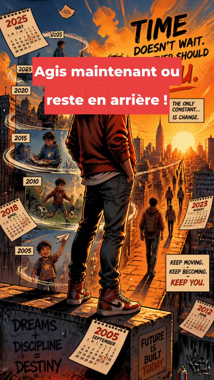 Agis maintenant ou reste en arrière !