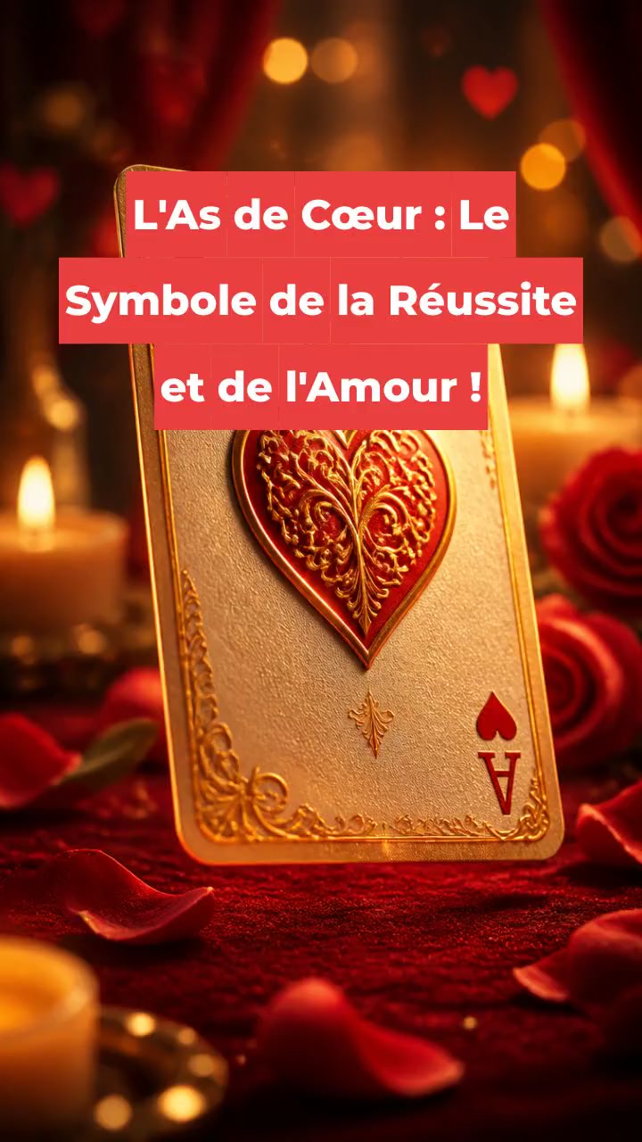L'As de Cœur : Le Symbole de la Réussite et de l'Amour !