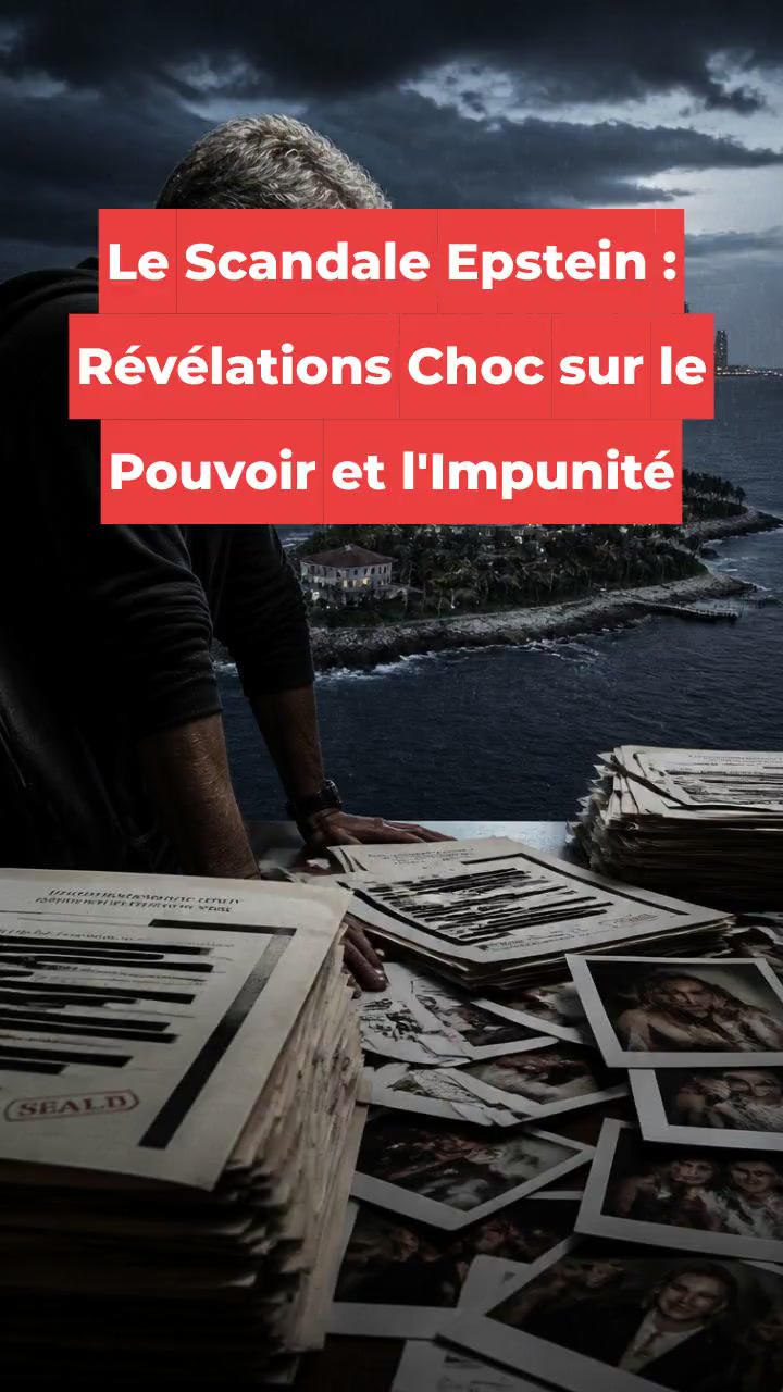 Le Scandale Epstein : Révélations Choc sur le Pouvoir et l'Impunité