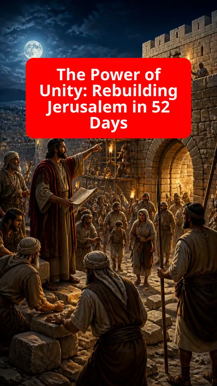 The Power of Unity: Rebuilding Jerusalem in 52 Days