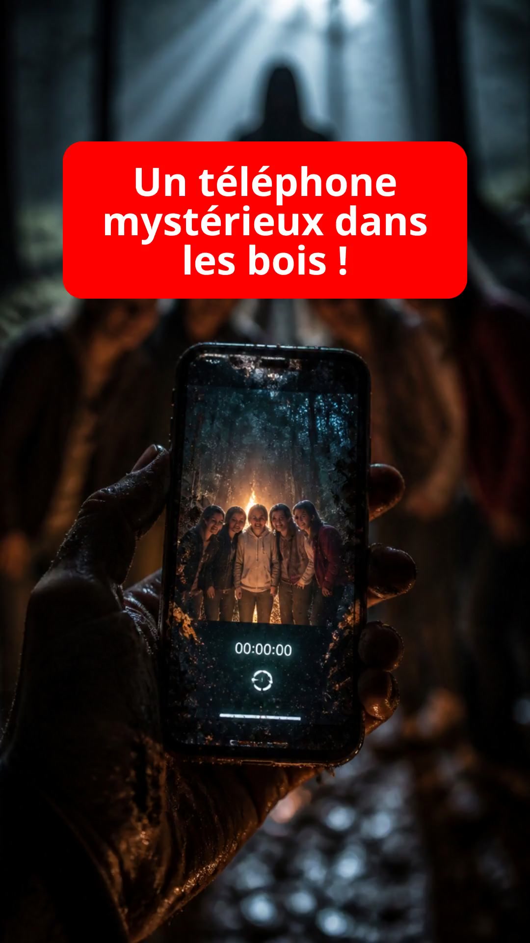 Un téléphone mystérieux dans les bois !