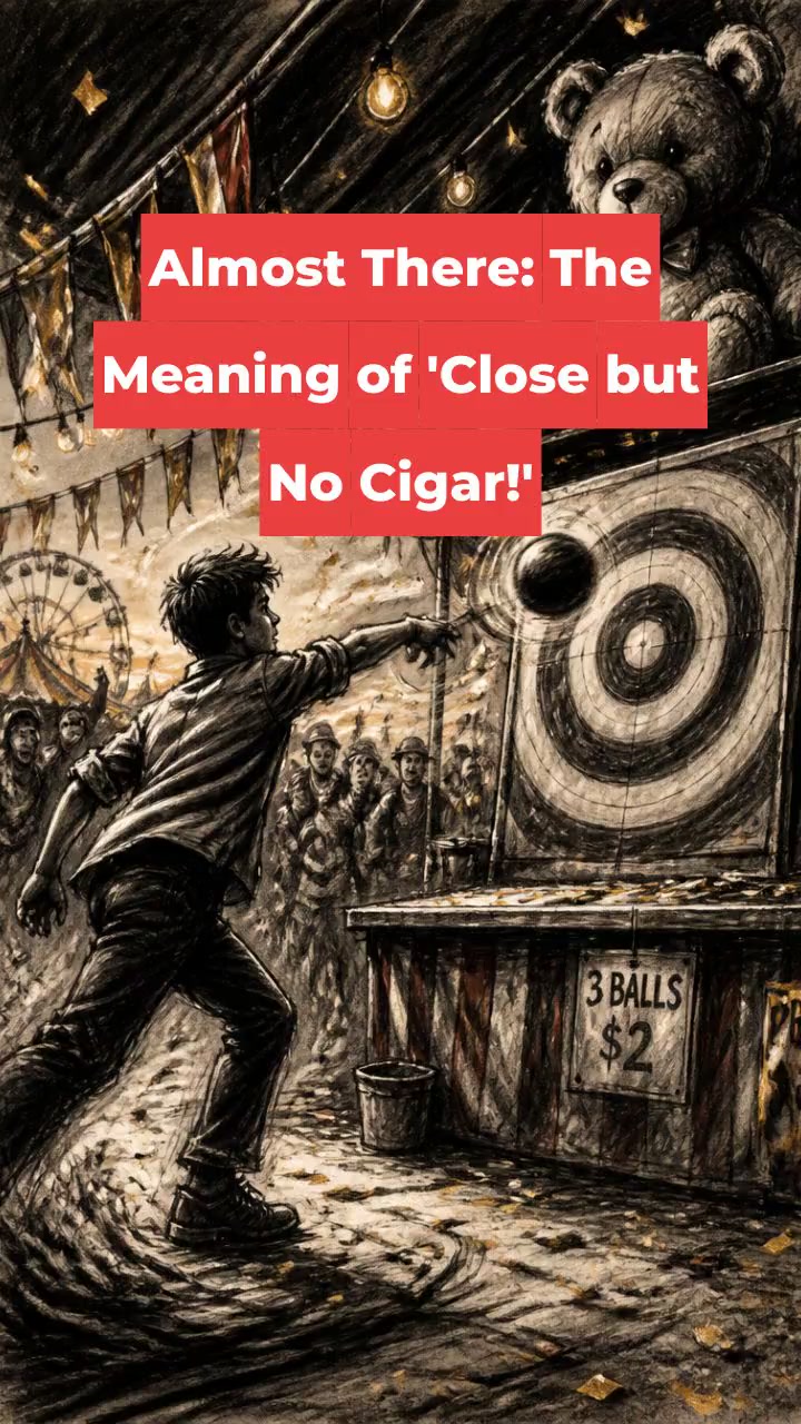 Almost There: The Meaning of 'Close but No Cigar!'