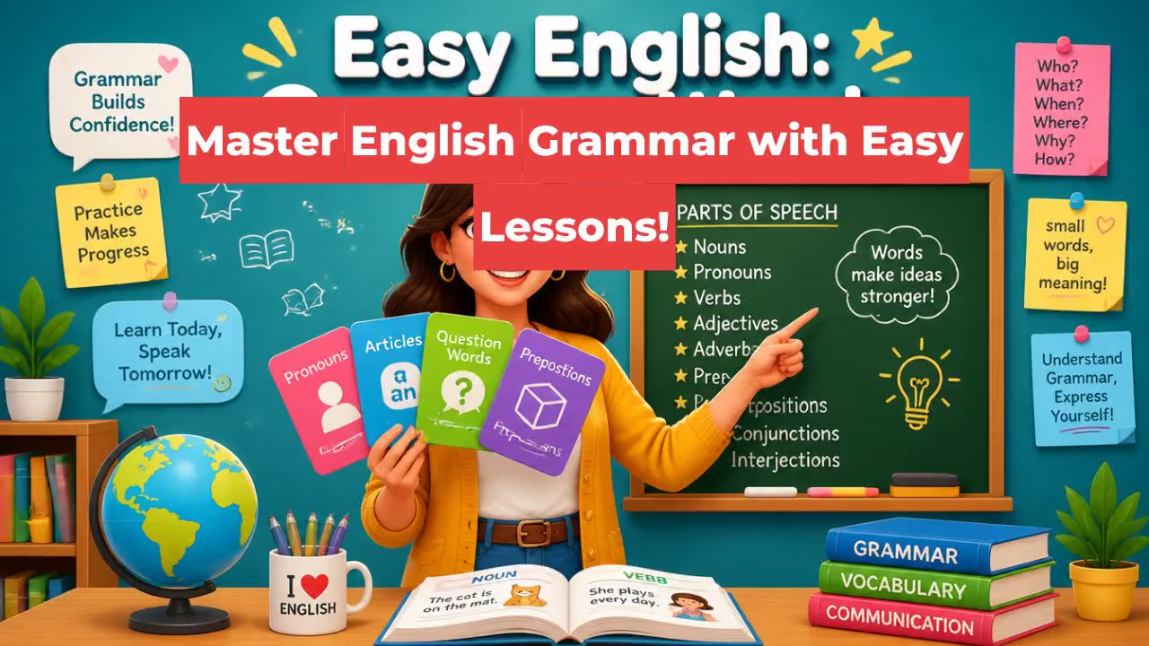 Master English Grammar with Easy Lessons!