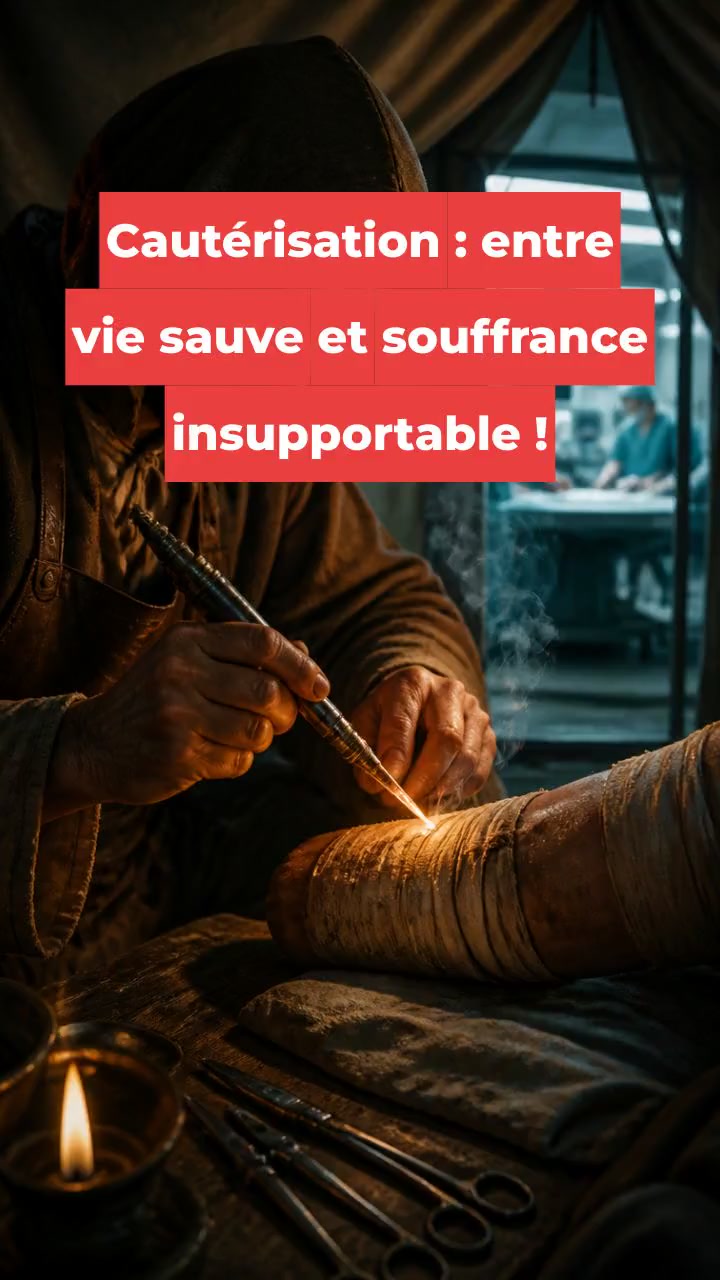 Cautérisation : entre vie sauve et souffrance insupportable !