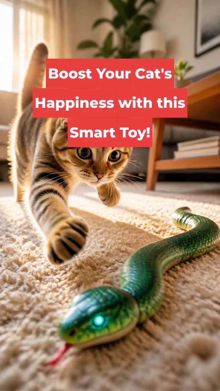 Boost Your Cat's Happiness with this Smart Toy!