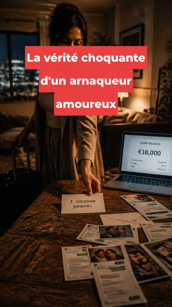 La vérité choquante d'un arnaqueur amoureux