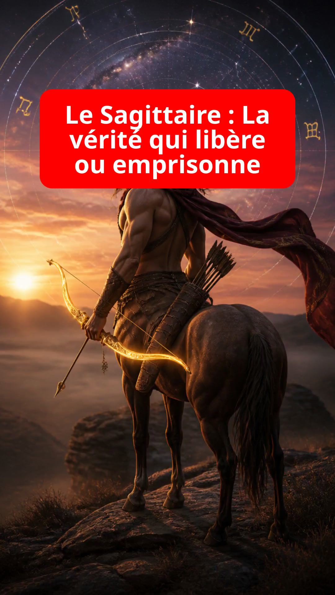 Le Sagittaire : La vérité qui libère ou emprisonne