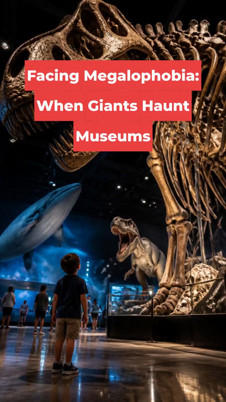 Facing Megalophobia: When Giants Haunt Museums
