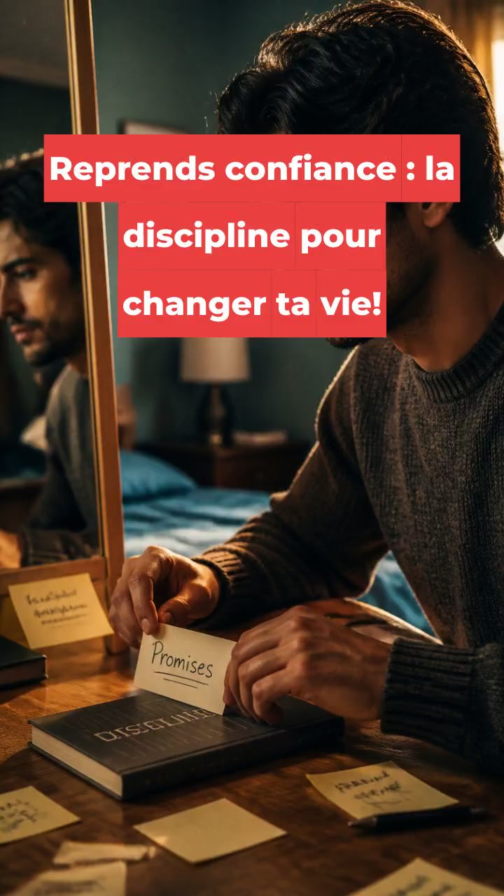 Reprends confiance : la discipline pour changer ta vie!