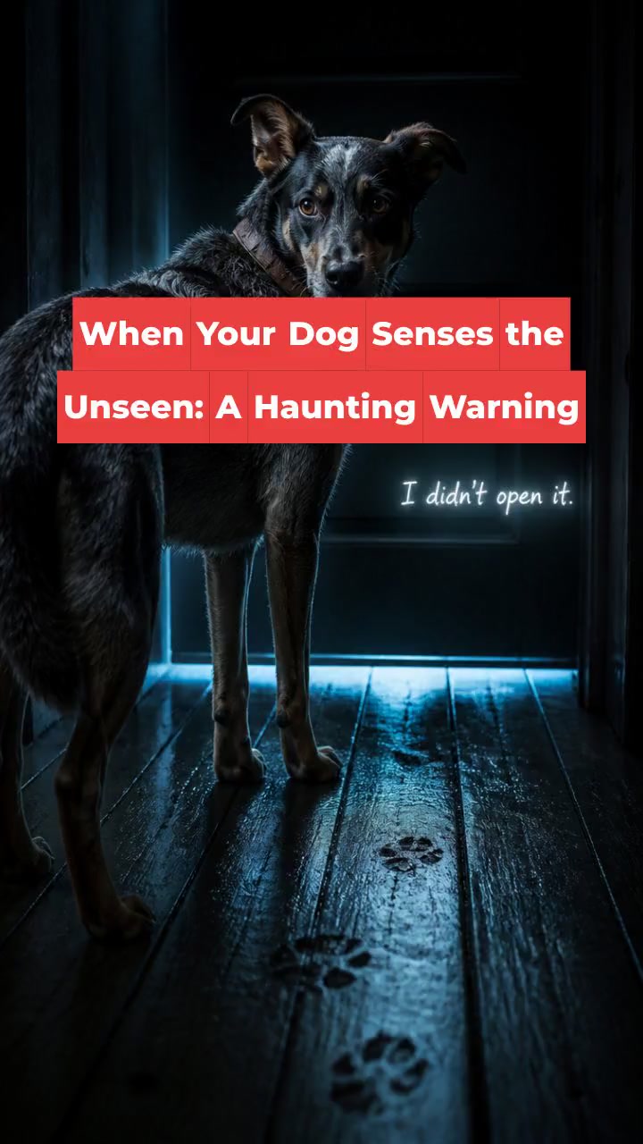 When Your Dog Senses the Unseen: A Haunting Warning