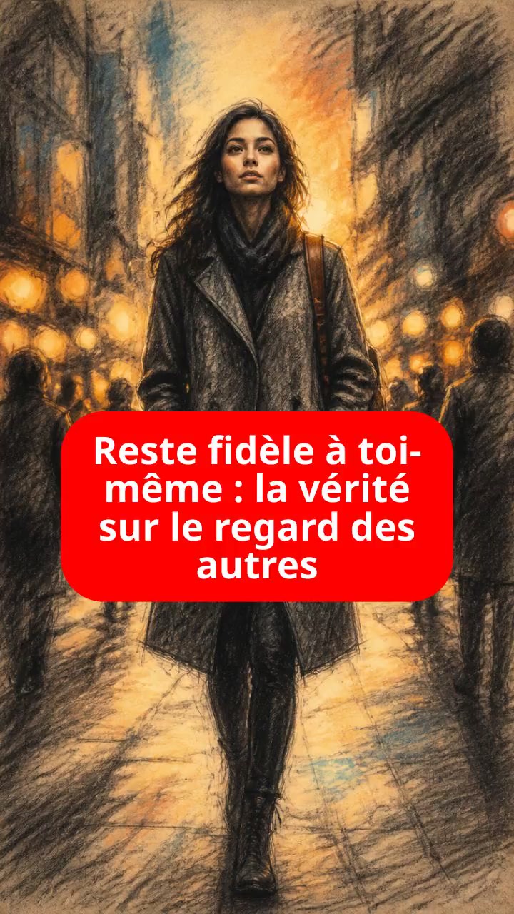 Reste fidèle à toi-même : la vérité sur le regard des autres