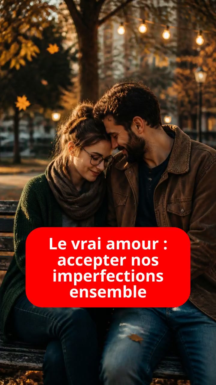 Le vrai amour : accepter nos imperfections ensemble