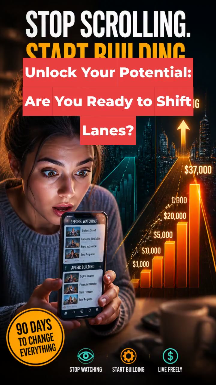 Unlock Your Potential: Are You Ready to Shift Lanes?