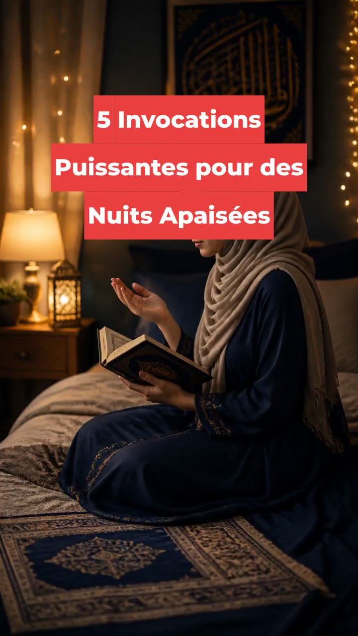 5 invocations puissantes avant de dormir