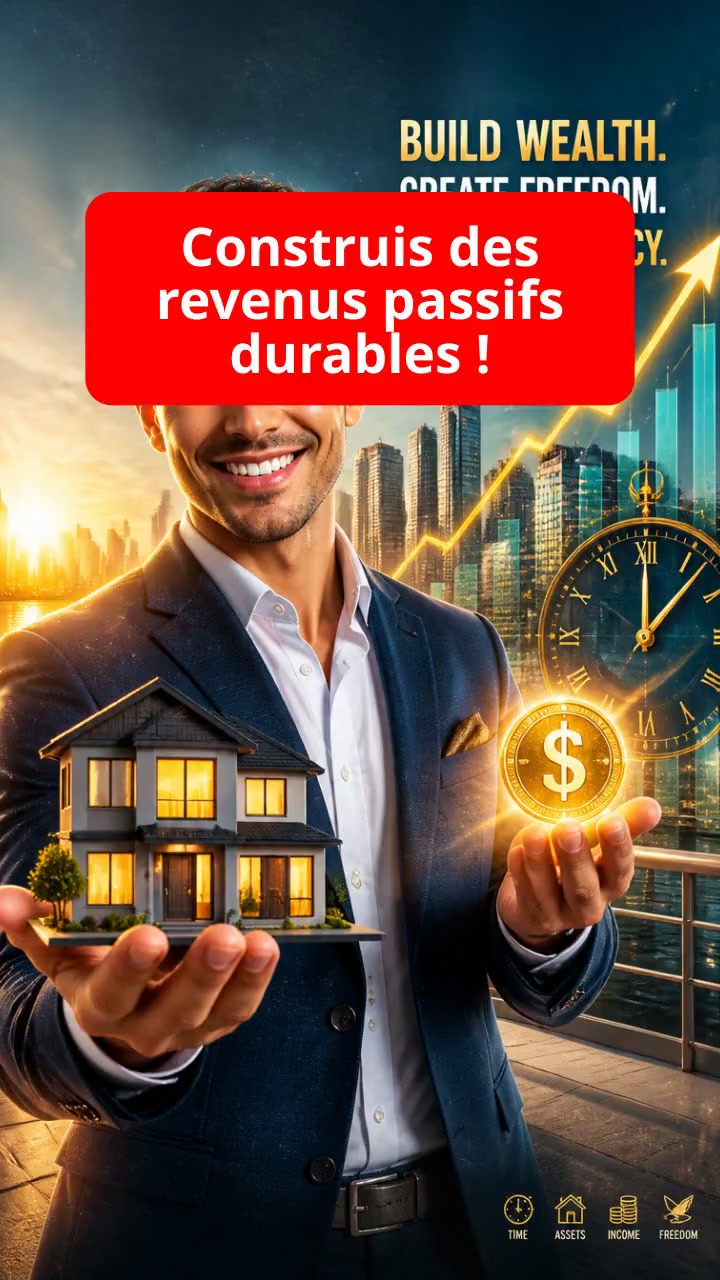 Construis des revenus passifs durables !