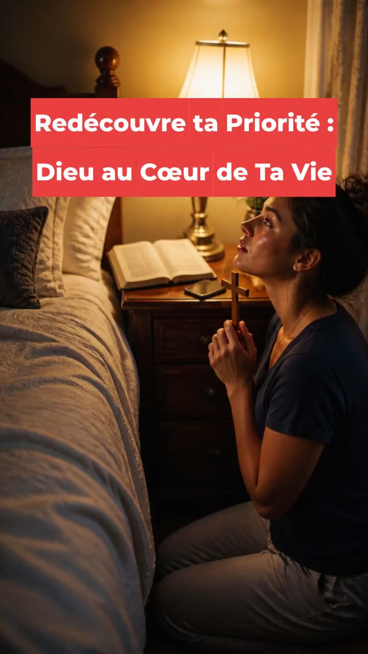 Redécouvre ta Priorité : Dieu au Cœur de Ta Vie