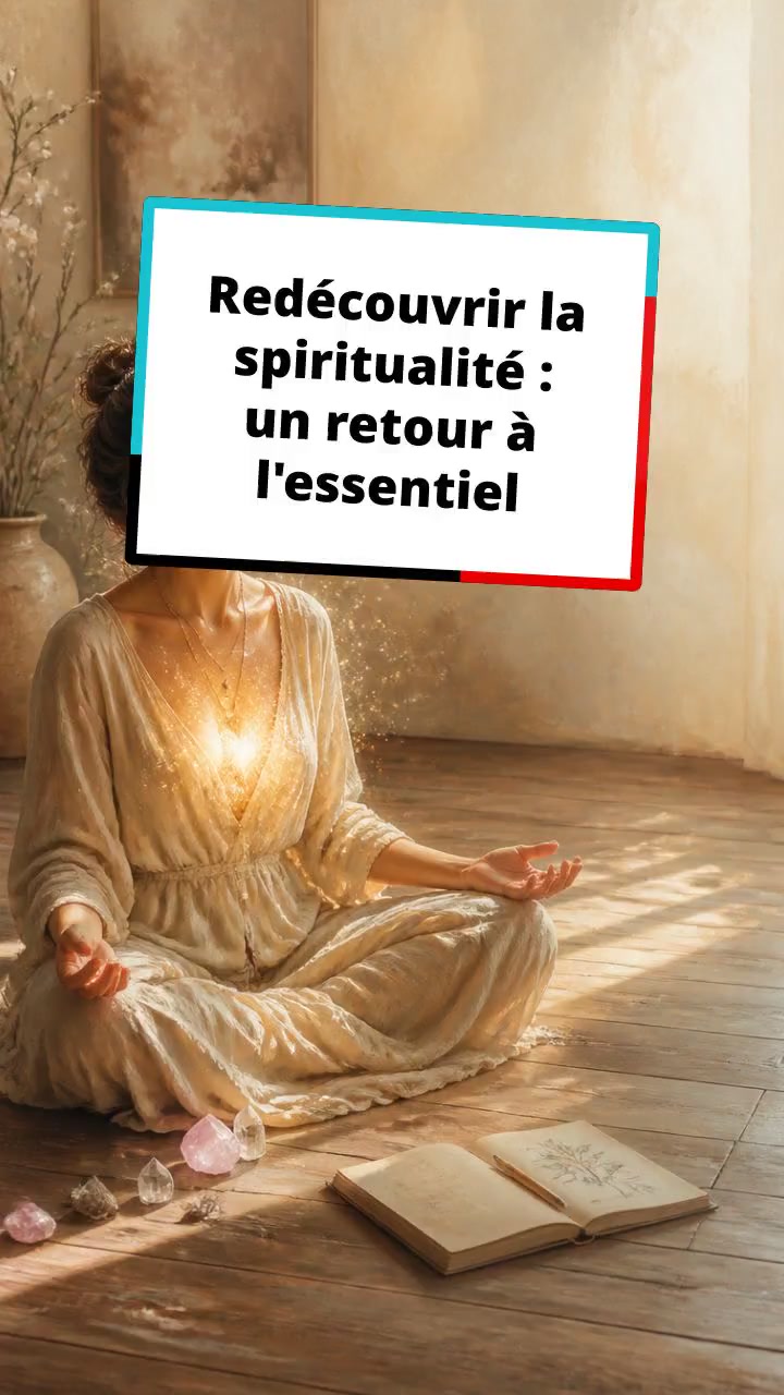 Redécouvrir la spiritualité : un retour à l'essentiel