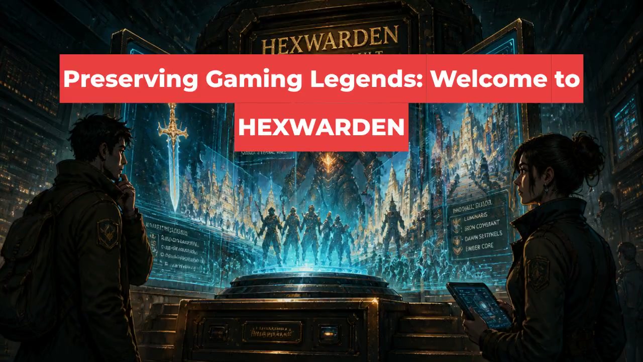 Preserving Gaming Legends: Welcome to HEXWARDEN