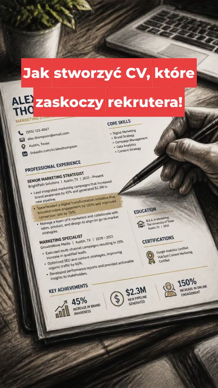 Jak stworzyć CV, które zaskoczy rekrutera!