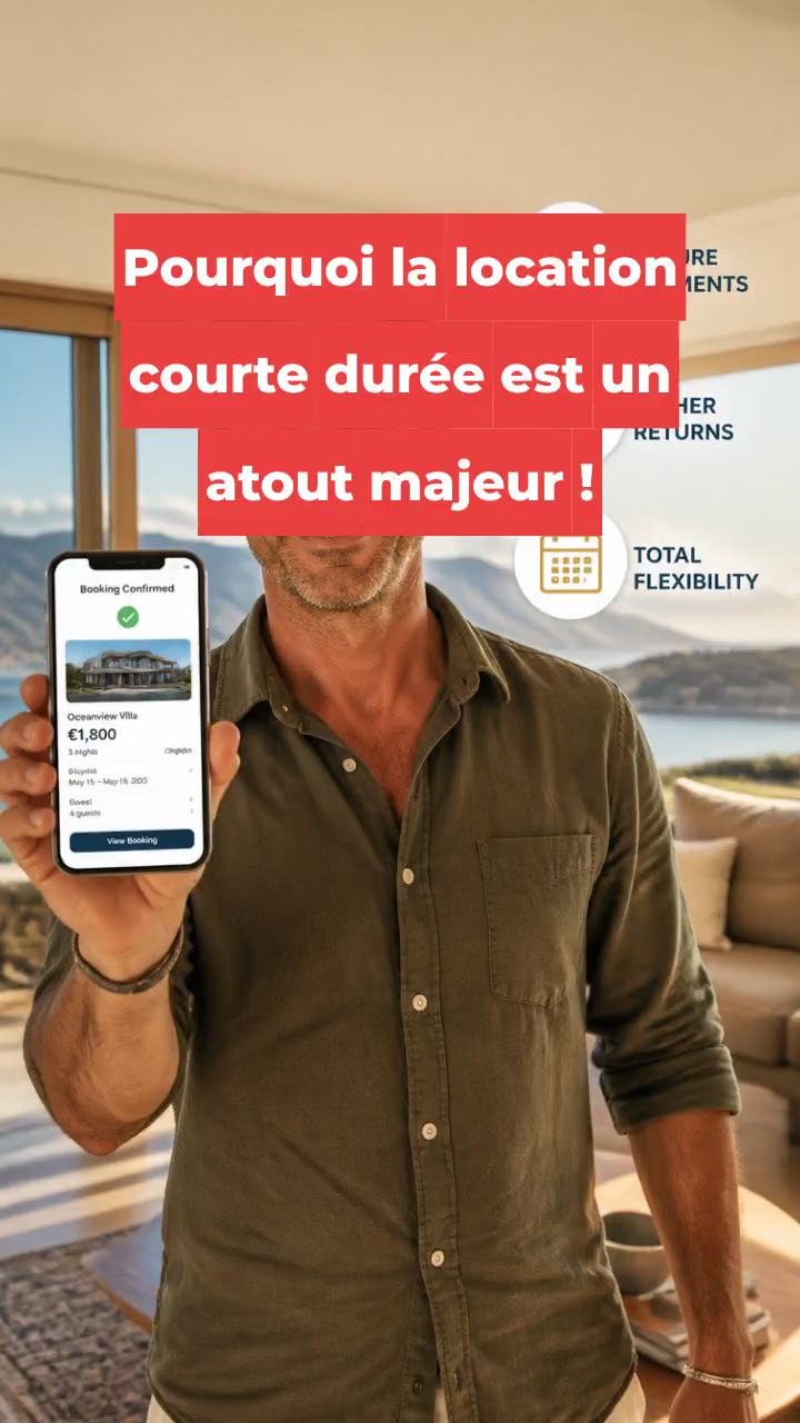 Pourquoi la location courte durée est un atout majeur !