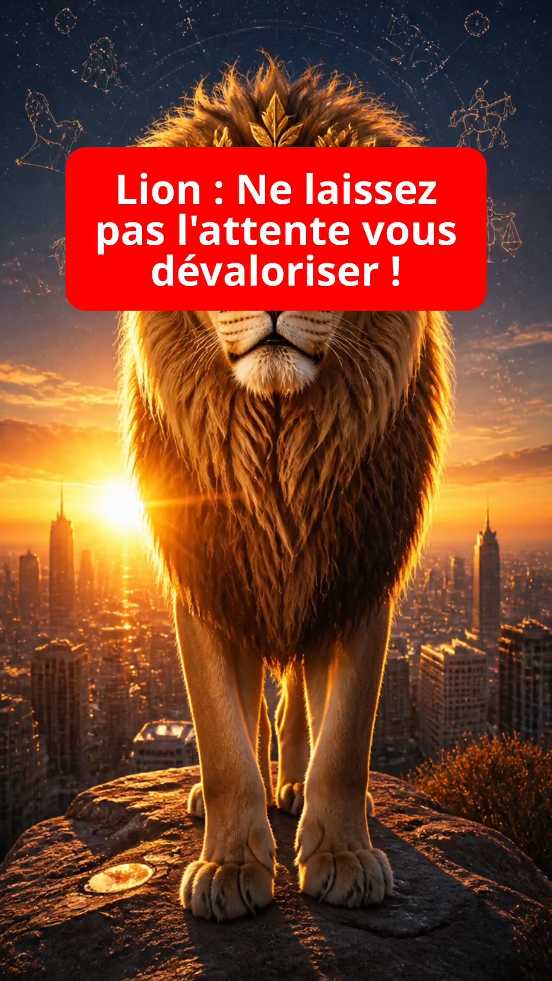 Lion : Ne laissez pas l'attente vous dévaloriser !