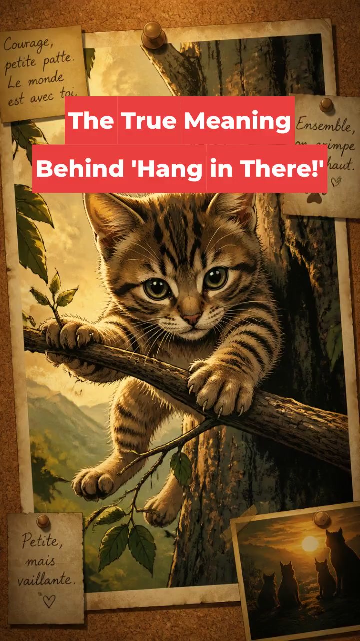 The True Meaning Behind 'Hang in There!'