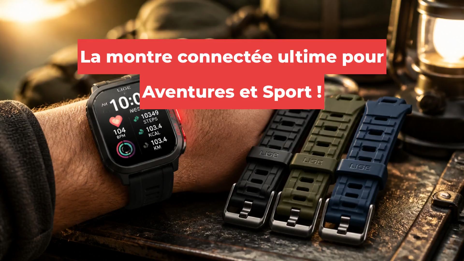 La montre connectée ultime pour Aventures et Sport !
