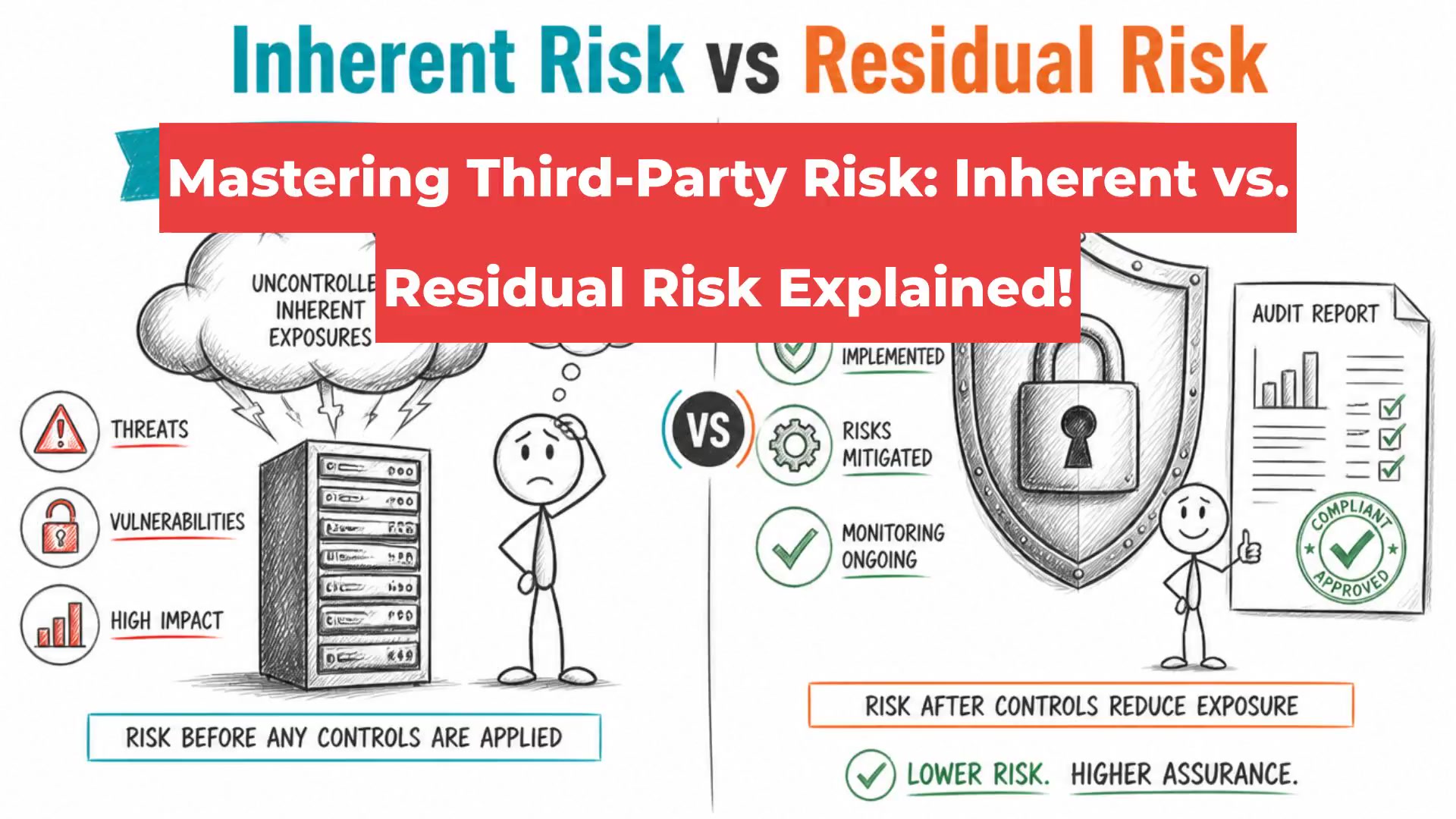 Mastering Third-Party Risk: Inherent vs. Residual Risk Explained!
