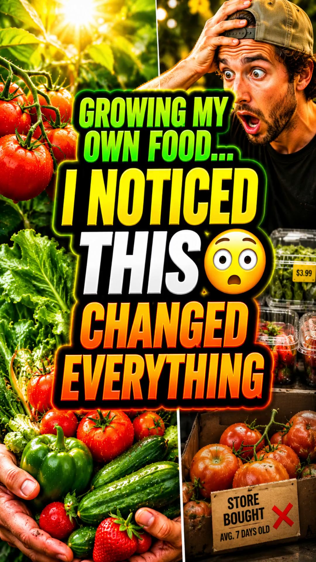 Growing My Own Food… I Noticed THIS 😳