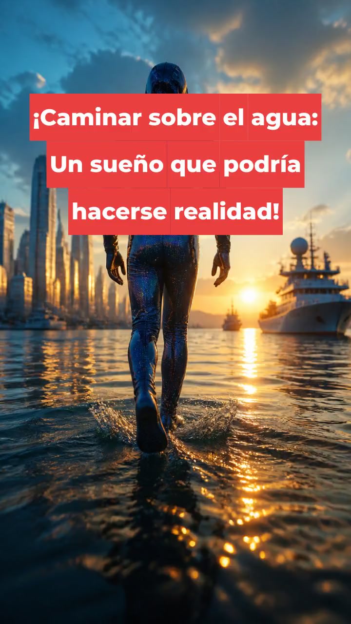 ¡Caminar sobre el agua: Un sueño que podría hacerse realidad!