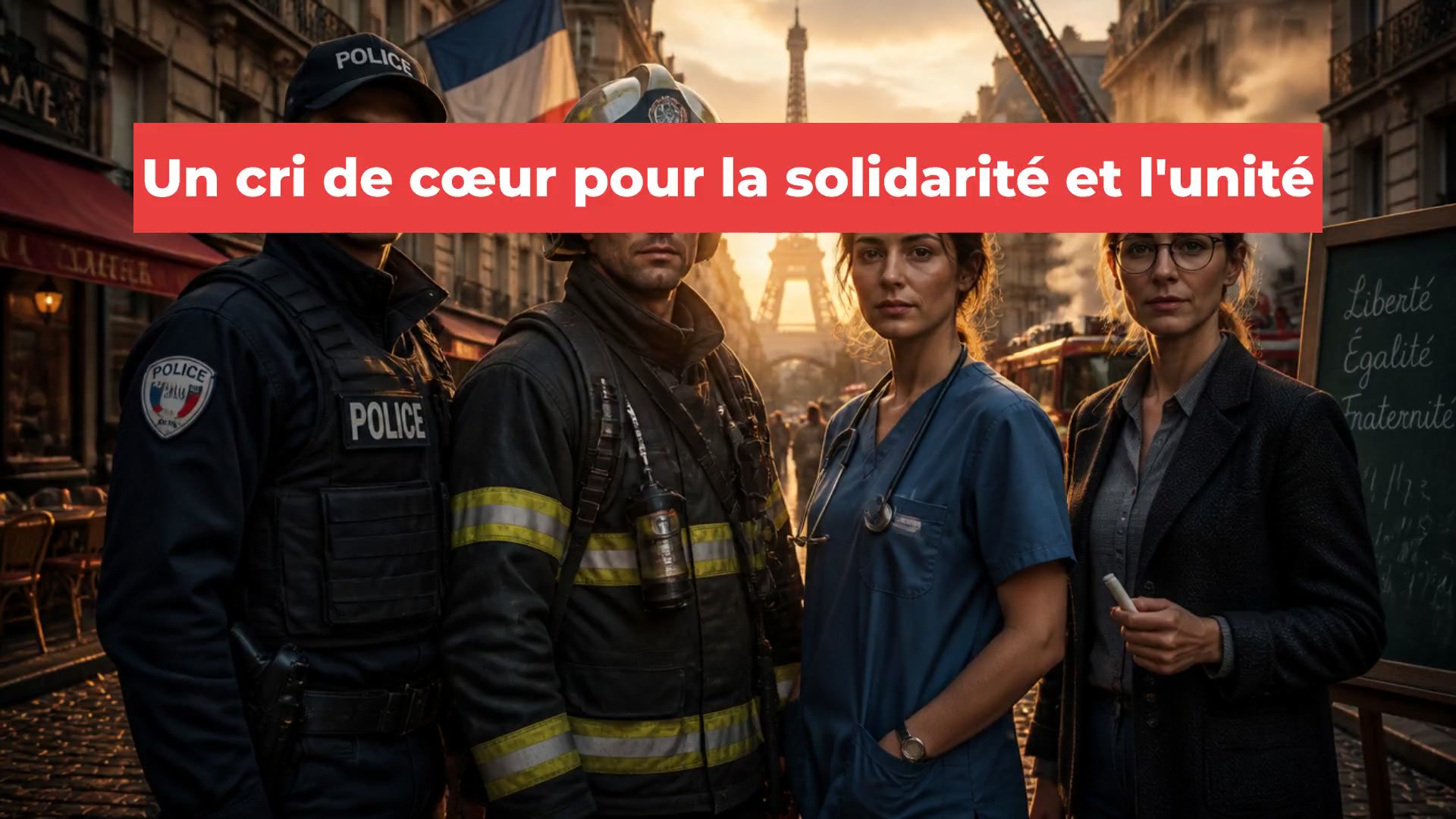 Un cri de cœur pour la solidarité et l'unité