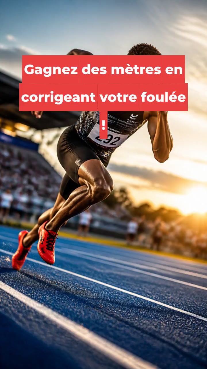 Gagnez des mètres en corrigeant votre foulée !