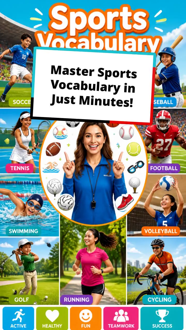 Master Sports Vocabulary in Just Minutes!