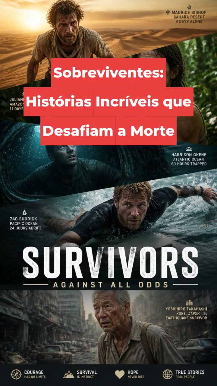 Sobreviventes: Histórias Incríveis que Desafiam a Morte