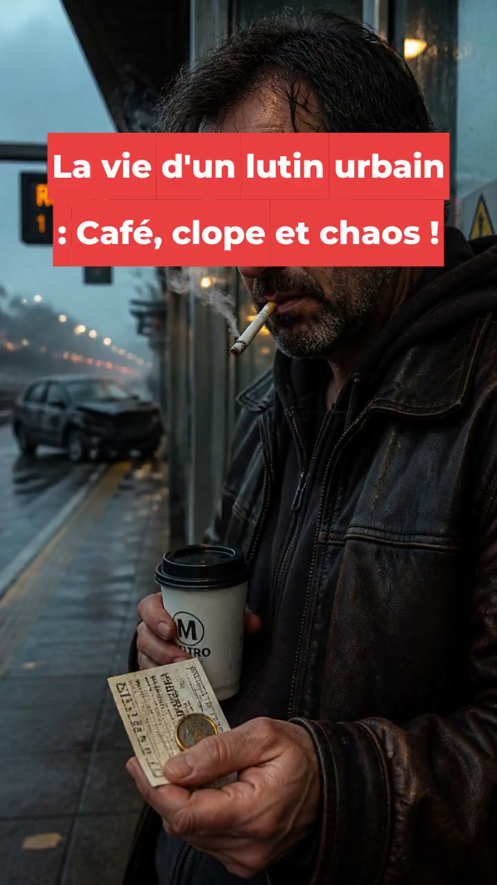 La vie d'un lutin urbain : Café, clope et chaos !