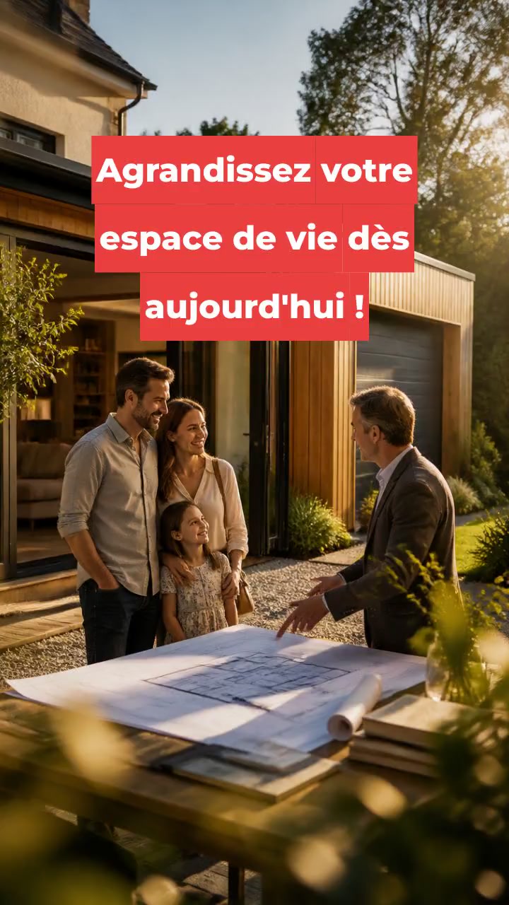 Agrandissez votre espace de vie dès aujourd'hui !
