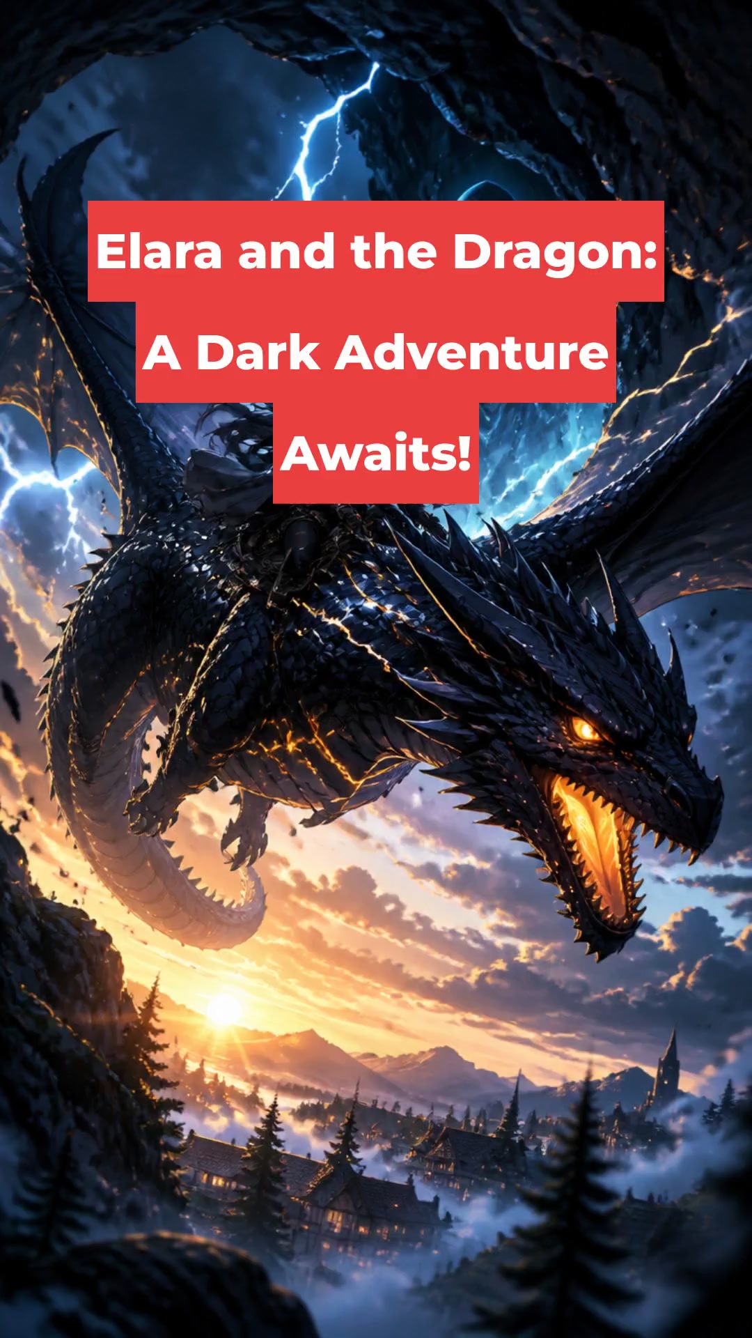 Elara and the Dragon: A Dark Adventure Awaits!