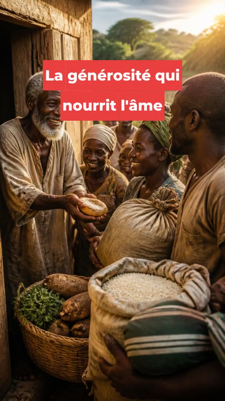 La générosité qui nourrit l'âme