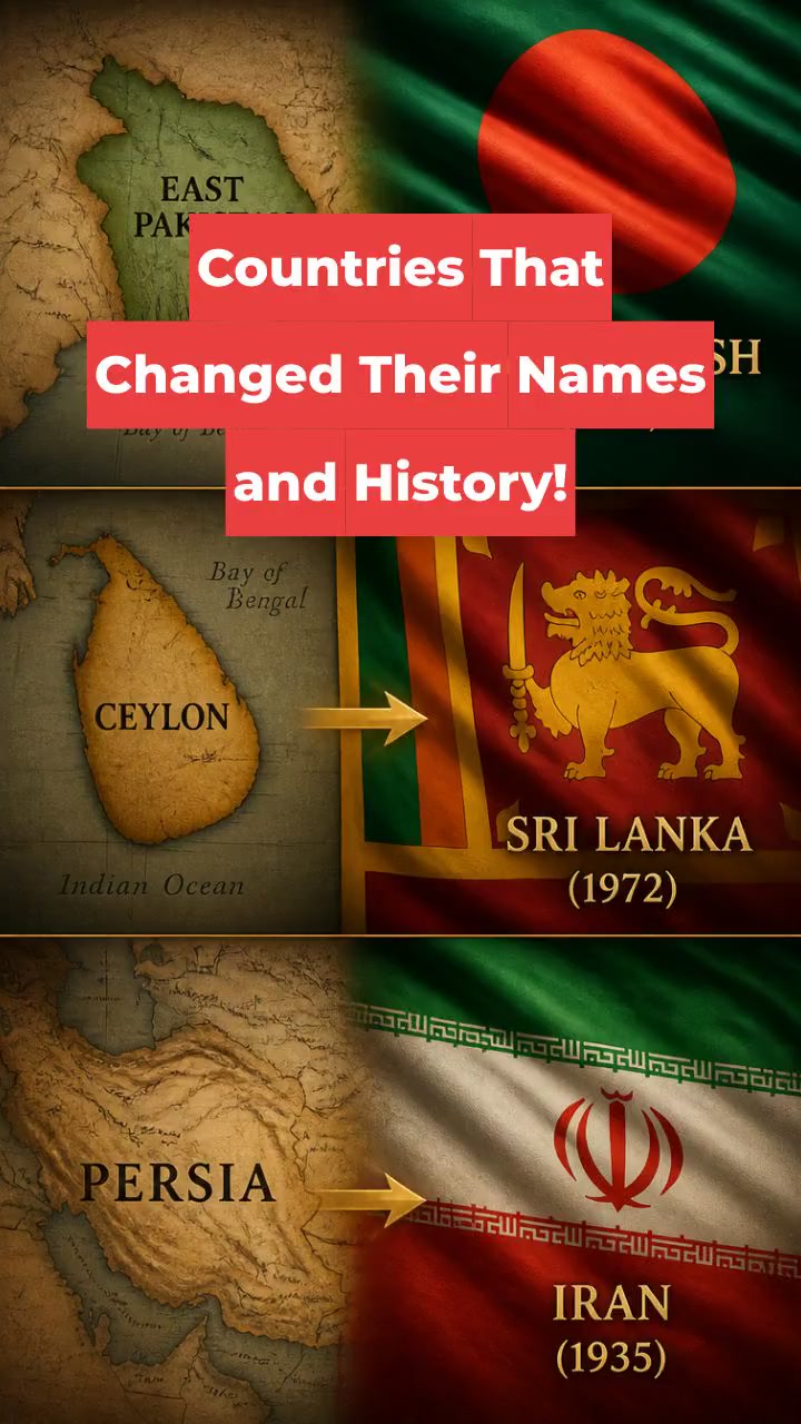 Countries That Changed Their Names and History!