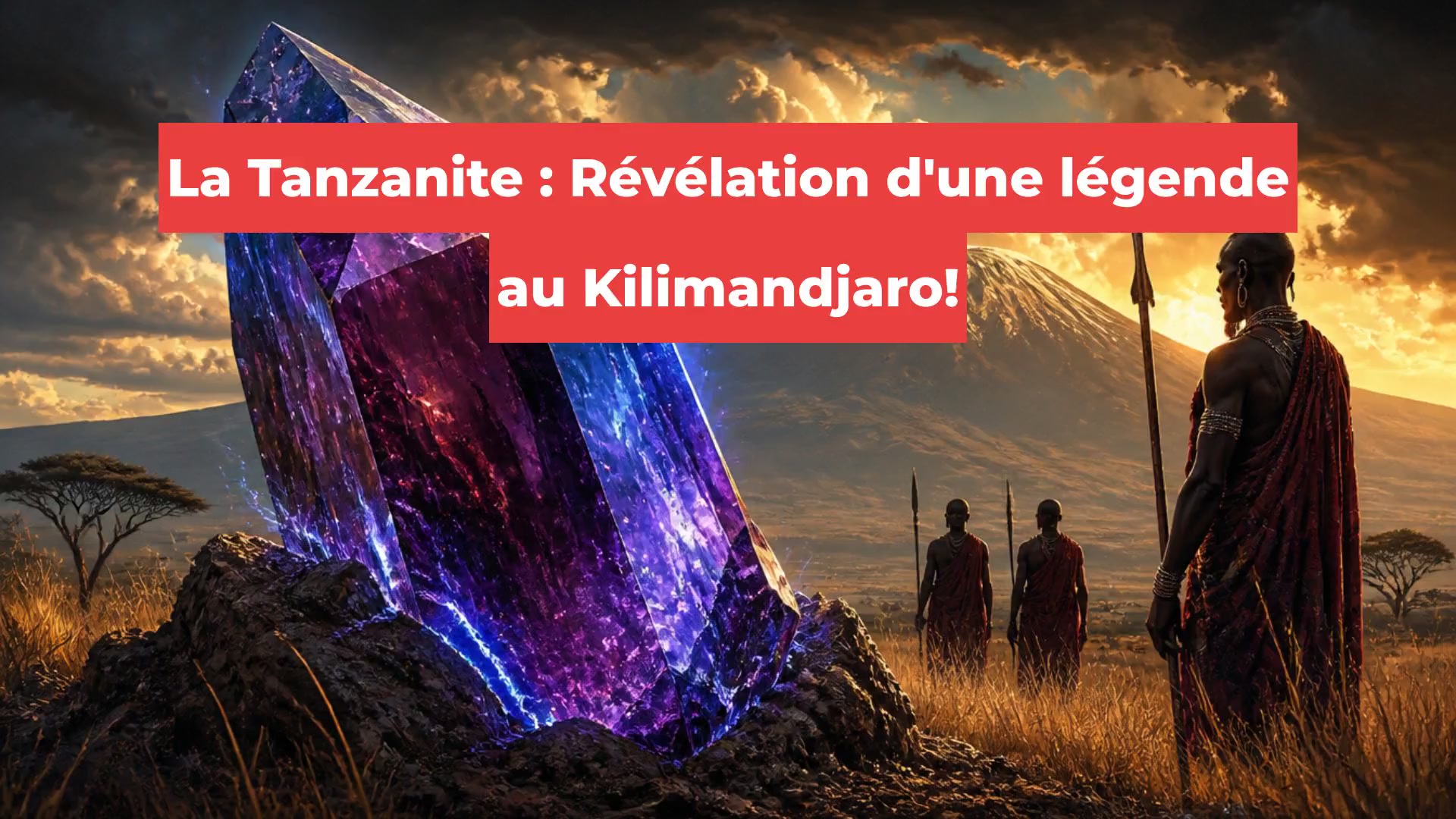 La Tanzanite : Révélation d'une légende au Kilimandjaro!