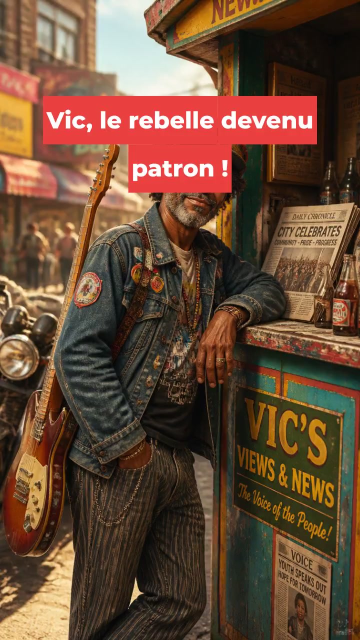 Vic, le rebelle devenu patron !